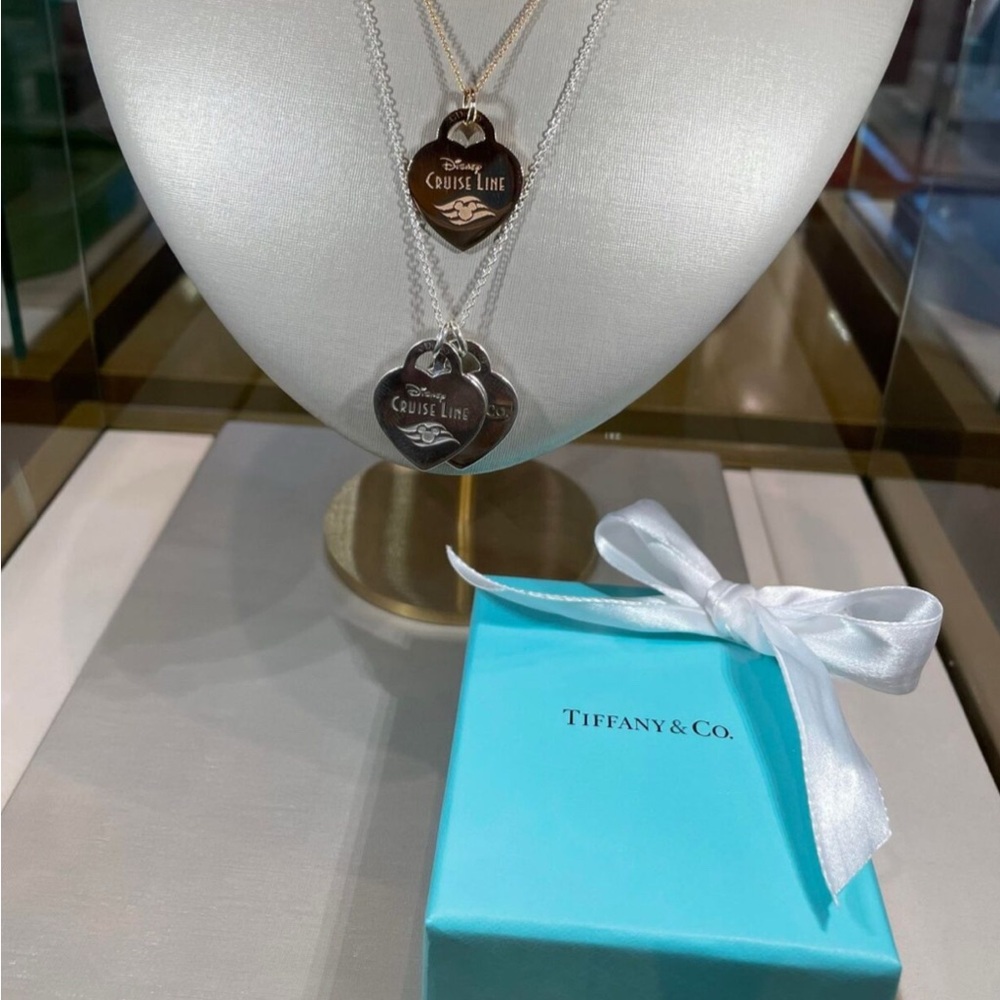 Tiffany & Co. DCL Silver Heart Pendant Necklace
